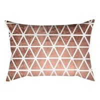 Frehsky jastuk navlake ružičasti zlatni ružičasti jastuk pokriva kvadratni jastučnice za kućni ukras