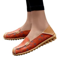 Aaiyomet ženske cipele Ležerne prilike modne žene prozračne cipele u obliku čipke Ležerne cipele, narandžasti