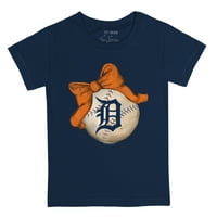 Mladi Tiny Turpap Navy Detroit Tigrs Baseball Bow majica