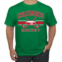 Divlji Bobby City of Columbus Hockey Fantasy Fan Sports Muška majica, Kelly, XX-Large