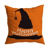 Wocleiliy Halloween jastuk navlake rustikalni ukrasi za Halloween za seosku kauču kauč na narandžastoj
