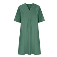 Dyegold sarderes za ženska Ležerna plaža - sunčane haljine Žene Ljeto Ležerne prilike pamučne posteljine