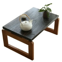 23.62 Moderni drveni sklopivi stolić za kavu sa nogama za oblaganje drveta za krevet na vrt