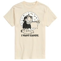 Garfield - I Vant Candy - Muška grafička majica kratkih rukava