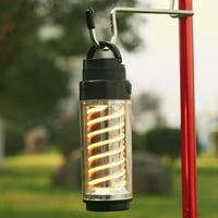 Vrijeme i Tru Vanjski kamp lampica vodootporna LED rasvjeta Prijenosna svjetiljka s zaslonom punjenja,