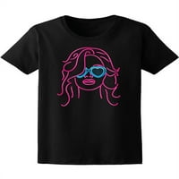 Boja prekrasna djevojka 70s stil majica žene -image by shutterstock, ženska x-velika