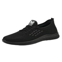 Daeful Muška tenisice Prozračne pješačke cipele Mreži za cipele Muške anti-mirisne lagane neklizajuće casual cipele crna siva 8