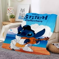 Stitch crtani klasični bacanje pokrivač ultra mekani ugodno lagano za krevet kauč kauč