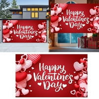 Valentinovo vanjska garažna vrata tapiserska tkanina za prazničnu zabavu za zabavu Pozadina krpa koja