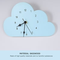 Nordijski sat sa satom u obliku u obliku oblaka za stolni sat za spavaću sobu za kućni sat za spavaonice