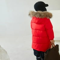 Dječji kaput, zgušnjavati topla djecu dolje kaput zimski kapuljač dugi dječaci djevojke pamučne jakne