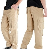 Jyeity Fall ušteda muškog proljetnog i hip-hop dizajna Sportske fitnes labave pantalone hlače crvene
