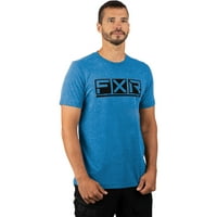 Muška plava Heather Crna podijum premium majica Tee kratki rukav pamuk - XX-LEGA 231322-4110-19