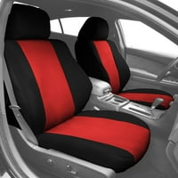Caltrend Prednji sportski kašike Carbon Fiber Seats For za 2015- Dodge Charger - DG369-02FC Crveni umetak