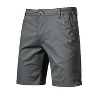 Teretne hlače za muškarce Ležerne prilike pune zip-fly ravno-noga Dužina koljena Gumb Srednji struk