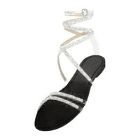 Lisgai žene čipke udružene sandale gladijatori otvoreni nožni plik na sandalama cipele ljetne sandale papuče cipele na plaži