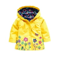KPOPLK kaput za dječje dječake Dječje djevojke Zipper Dječji jaknu s kapuljačom otporne na vjetrove