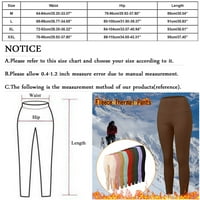 DrpGunly gamaše za žene Termalne pantalone za ženske termičke hlače posade zimske pantalone Tanke gamaše
