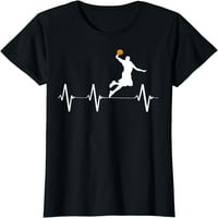 Žene vrhovi košarkaške košulje za žene i djevojke Majica Poklon posada Crta majice Crni tee