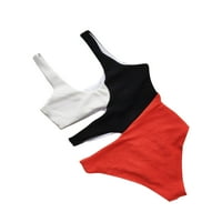 Novi ženski kupaći kupaći patchwork izduženi push up kupaće kostime ženske dame Monokini podstavljene