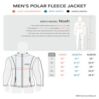 Šešir i izvan muške ultra meke polarne fleke puni zip bočni džepovi prozračna jakna