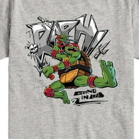Tinejdžerska mutant ninja kornjače: Mutant Mayhem - Raphael koji ide glasno - grafička majica kratkih