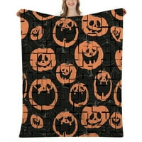 Halloween Dekorativni pokrivač, pokrivač za Noć vještica za spavaću sobu dnevni boravak spavaonica man