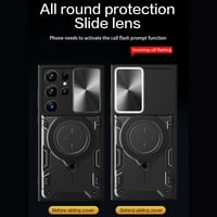 Dteck za Samsung Galaxy S Ultra STRAS sa poklopcem za zaštitni objektiv za zaštitu od klizača, hibridni