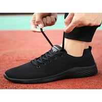 Muškarci trčanja mreža za cipele Atletska obuća Tenisice za vježbanje Muški ležerni treneri Sportski prozračni lagani crni 9