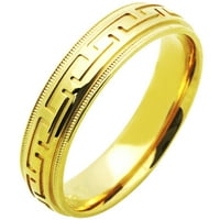 14k Žuti zlatni grčki znak vjenčanja, 12