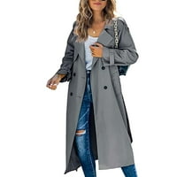 Cardigan za žene Ženske modne ženske dugih rukava s dugim rukavima kaput kaput dugih rukava kaputić