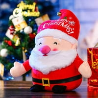 Tureclos Slatka plišana santa klauzula lutka mekani božićni santa claus plišani božićni ukrasi za hotelsku