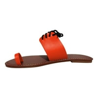 Ljetne sandale za ženske čipke, ženske ravne sandale za čipke, udobne ljetne kopče ravne sandale, ženske