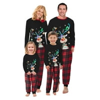 Kupretty Božićna porodica Pajamas Holiday Christma Pajama Porodica Porodica PJS Podesite spavanje Elk