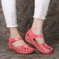 Hernalise Ljetni dame cipele kline pete retro šuplje povremene ženske sandale Žene sandale na prodaju