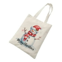 Božićne torbe - platnene božićne poklon torbe - Santa, Snowman i Reindeer Pack