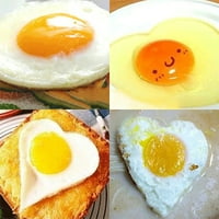 Yirtree jaja zaboće jaja, različite pljesne jaje kalupe, nehrđajući čelik OMELETTE Pržite alati za kuhanje Kuhinjski dodaci Gadget Prstenovi