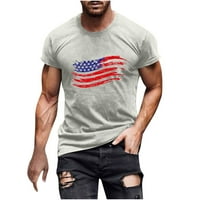 Aufmer ljetne majice za muškarce oblikovanje čišćenja Bodi, muški casual okrugli vrat 3D digitalni ispis