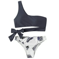 Tankini kupaći kostim za žene Novi kupaći kostimi Visoki zavoj za zavoj bikini cvjetni ispisali Split
