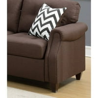 Sofa, kauč na kauču na mikrofiber + loveeseat dnevni boravak, plišani polifiber kauč Loveseat sa kaučem