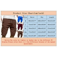 Rovga Muške hlače Point Shorts Pocket Sportski Ležerne prilike Ljetne pantne muške hlače labave ležerne