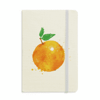 Narančasta voćna akvarelna ploča ilustracija uzorka notebook službeni tkaninski tkaninski pokrivač Klasični