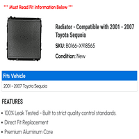 Radijator - kompatibilan sa - Toyota Sequoia 2006