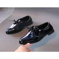 Dječačke stranke vodootporne šiljaste nožne prste službene cipele za djecu vjenčane pumpe bez klizanja