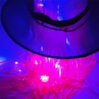Amiliee Healloween Light-up Witch Hat Tasselic Decor Halloween Party Inworn na otvorenom dvorište Dekoracija