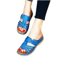 Papuče zpanxa za žene otvorene nožne prste super meke platforme žene ljetne cipele ravne sandale flip