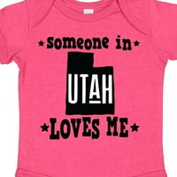 Inktastičan nekoga u Utahu voli me poklon za odmor poklon baby boy ili baby girl bodysuit