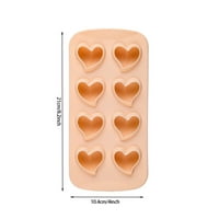 Silikonski 8-kalup ljubavni u obliku srca u obliku srca čokoladni kalup za pečenje
