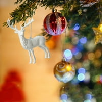 Veki Creative Crafts Božićno drvce Kućni ukras Pribor Snowflake Angel Winges Elks Privjesak ornament kolač