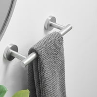 Electronn Jednostavni post zidni ručnik sa toaletnim papirom držač za toalet u brušenom niklu